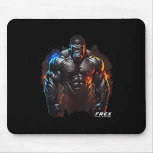Gorilla Monkey Gym Wear Bodybuilding Workout Motiv Mousepad