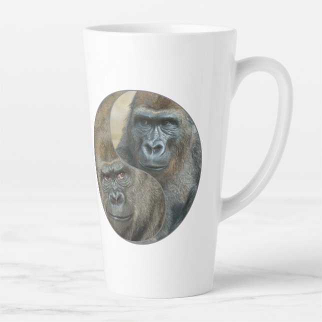 Gorilla Mother and son Coffee Tasse (Rechts)