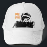 Gorilla Motivierend Angebotsvorlage Elegante Moder Truckerkappe<br><div class="desc">Gorilla Motivierend Quote Template Elegant Moderner Pop Art Trucker Hut.</div>