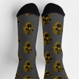 Gorilla Music - Cooles Musikdesign Socken