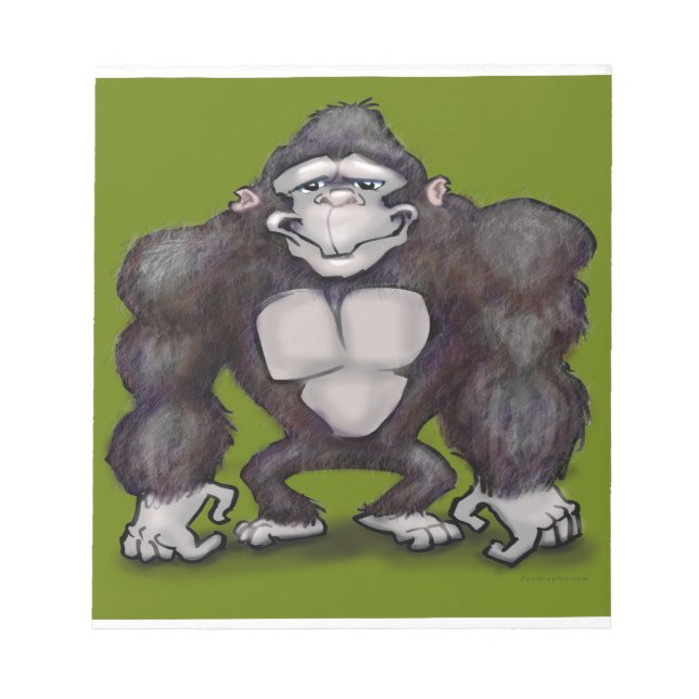Gorilla Notizblock (Vorderseite)