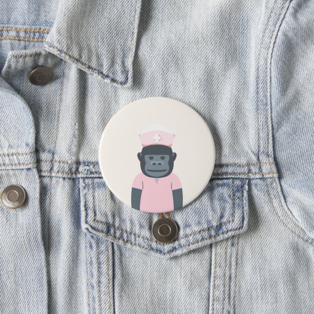 Gorilla Nurse Button (Beispiel)