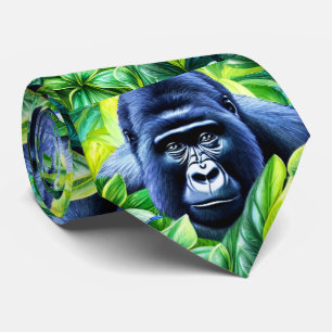Gorilla Pattern Krawatte