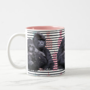 Gorilla Pineapine Pink Tasse