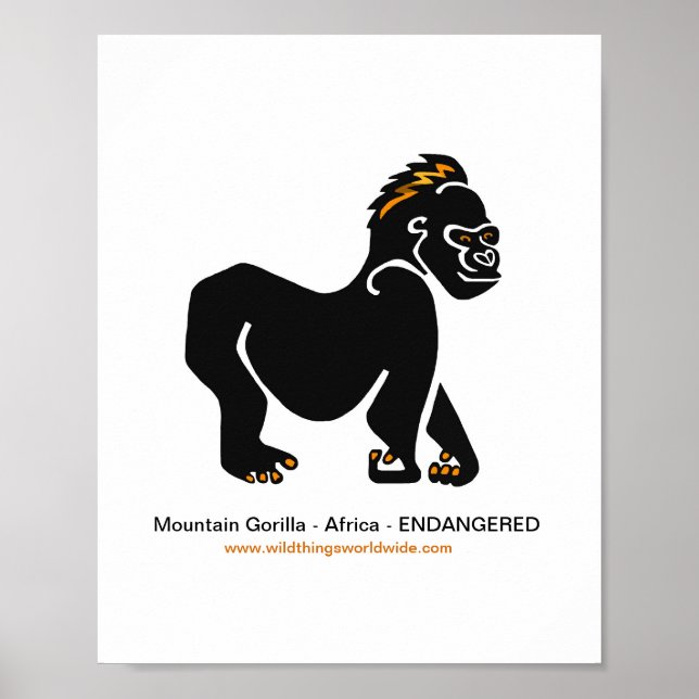Gorilla - Plakat (Vorne)