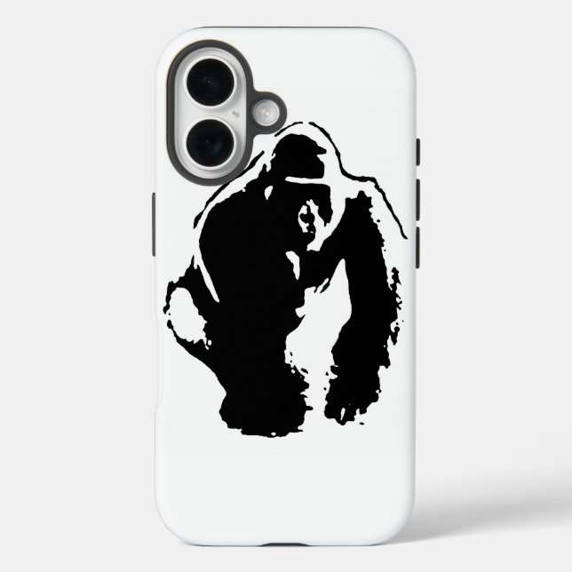Gorilla Pop Art Case-Mate iPhone Hülle (Rückseite)