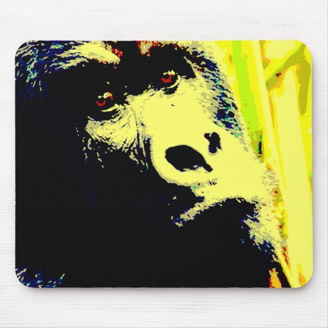 Gorilla Pop Art Mousepad (Vorne)
