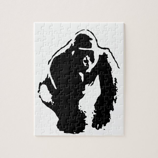 Gorilla Pop Art Puzzle (Vertikal)