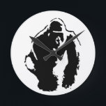 Gorilla Pop Art Runde Wanduhr<br><div class="desc">Moderne Kunst,  Dichtung und Musik Pop Kunst,  Dichtung und Musik Kunst,  Dichtung und Musik Kunst,  Dichtung und Musik Kunst,  Dichtung und Musik Pop Lugano Gestern und Heute</div>