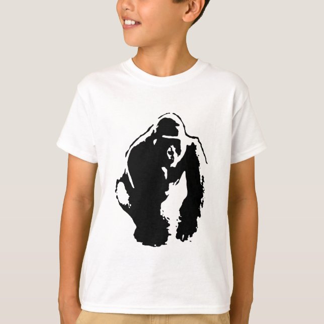 Gorilla Pop Art T-Shirt (Vorderseite)