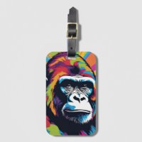 Gorilla Pop Cartoon Zeichnend