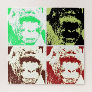 Gorilla Pop Kunst, Dichtung und Musik Puzzle