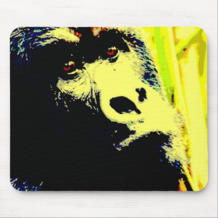 Gorilla-Pop-Kunst Mousepad