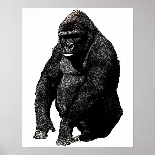 Gorilla Poster (Vorne)