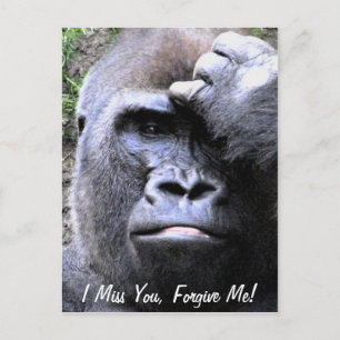 Gorilla_ Postkarte