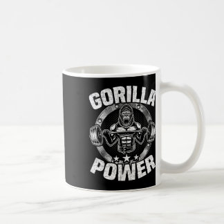 Gorilla Power Bodybuilding Gewichtheben Workout  Kaffeetasse