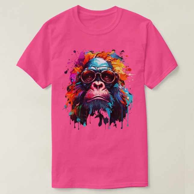 Gorilla Rainbow T-Shirt (Design vorne)
