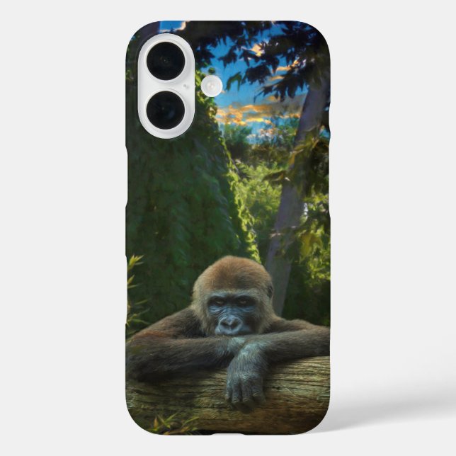 GORILLA "RETT UNSERE ARTEN" Case-Mate iPhone HÜLLE (Rückseite)