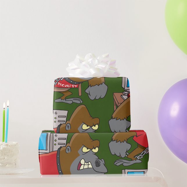 Gorilla Security Geschenkpapier (Von Creator hochgeladen)