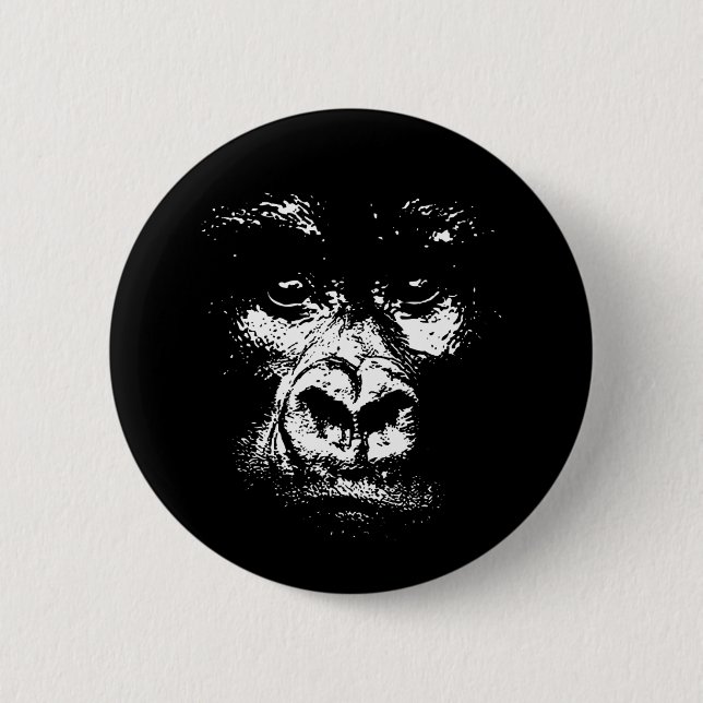 Gorilla Shadows Button (Vorderseite)