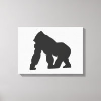 Gorilla-Silhouette