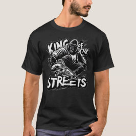 Gorilla Skateboarding - King of the Streets lustig T-Shirt