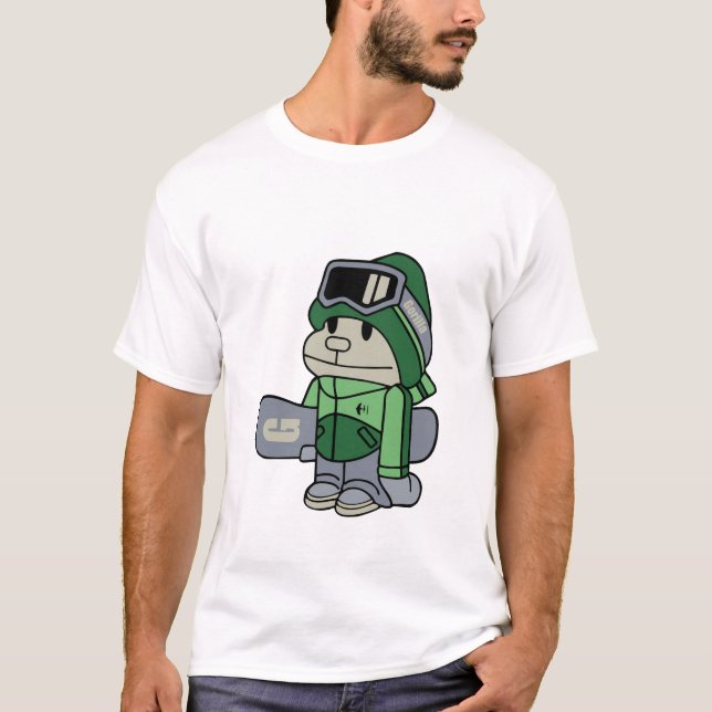 Gorilla - Snowboarder T-Shirt (Vorderseite)