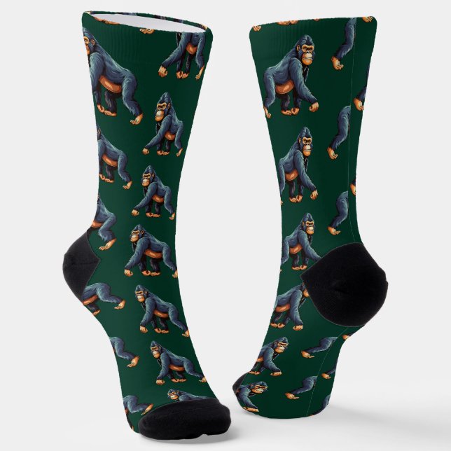 Gorilla Socken (Gewinkelt)