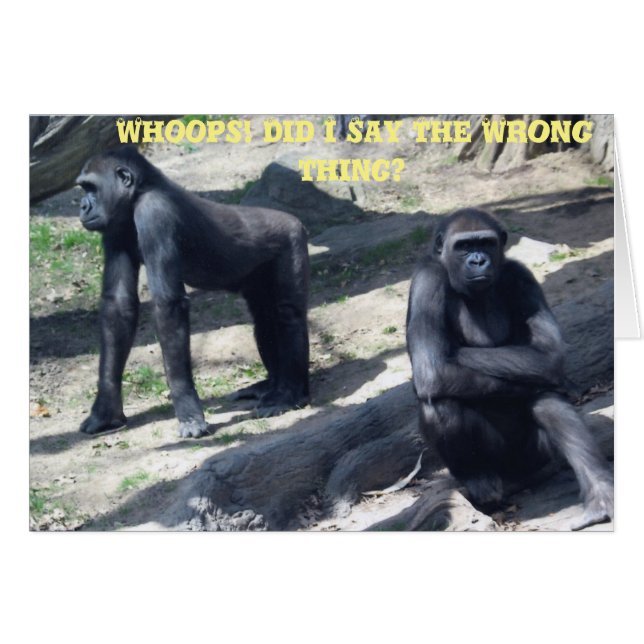 GORILLA SPAT (Vorderseite (Horizontal))