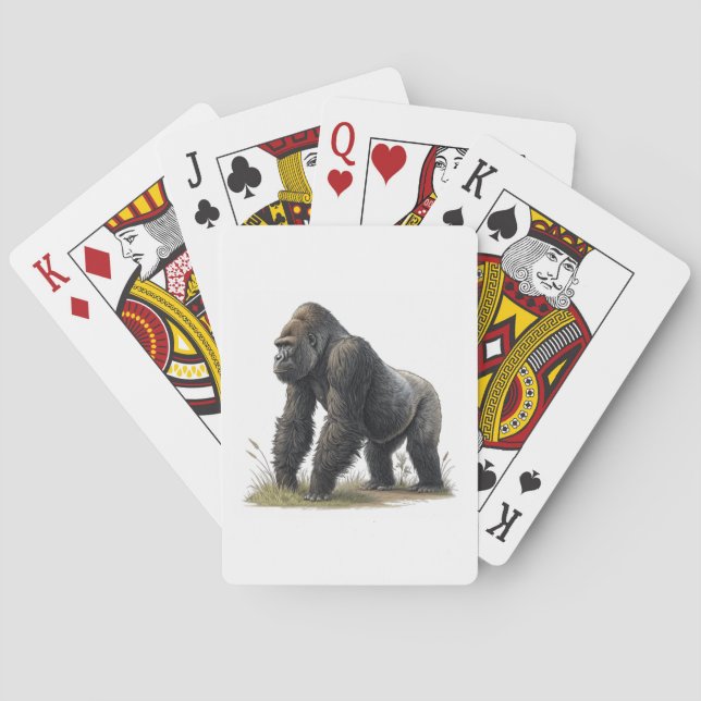 Gorilla Spielkarten (Rückseite)