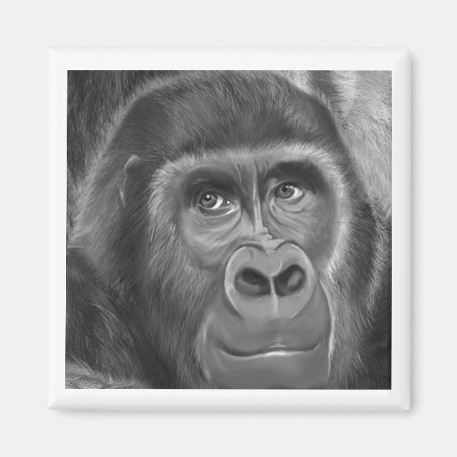 Gorilla sucking fingers Magnet2指しゃぶりのゴリラマグネット Magnet (Vorne)