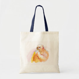 Gorilla sucking fingers Tote bag 指しゃぶりのゴリラトートバッグ Tragetasche