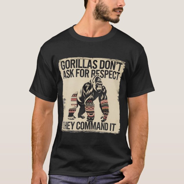 Gorilla T-Shirt (Vorderseite)