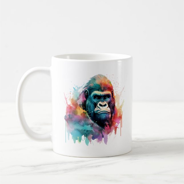 Gorilla-Tasse Kaffeetasse (Links)