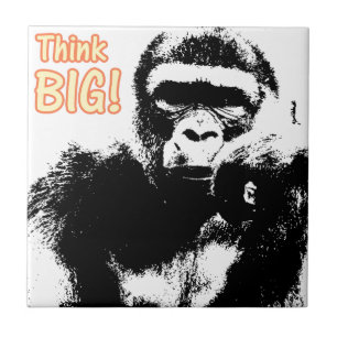 Gorilla Think Big Big Fliese