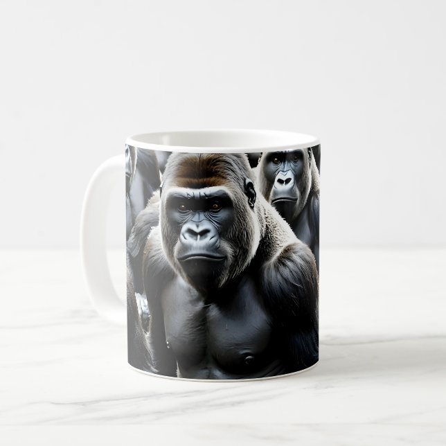 Gorilla Troop Kaffeetasse (Vorderseite Links)