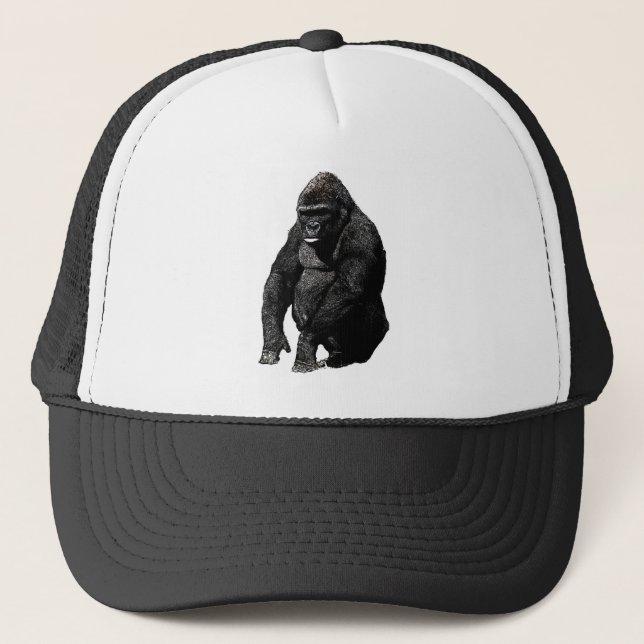 Gorilla Truckerkappe (Vorderseite)