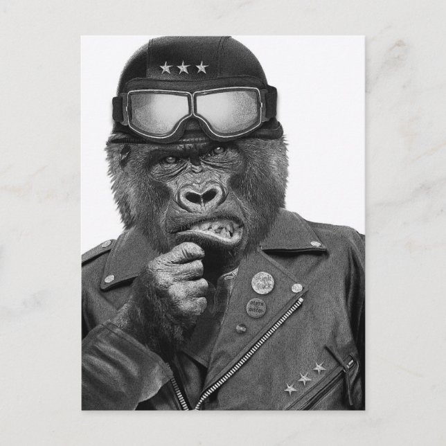 Gorilla Typ Postkarte (Vorderseite)