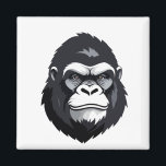 Gorilla Vector Art Animal Modern Urban Graphic Magnet<br><div class="desc">Gorilla Vector Art Animal Modern Urban Graphic Illustration. Ein modernes Illustrationswerk mit unseren Tierfreunden.</div>