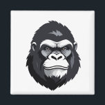 Gorilla Vector Art Animal Modern Urban Graphic Magnet<br><div class="desc">Gorilla Vector Art Animal Modern Urban Graphic Illustration. Ein modernes Illustrationswerk mit unseren Tierfreunden.</div>
