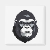Gorilla Vector Art Animal Modern Urban Graphic
