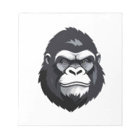 Gorilla Vector Art Animal Modern Urban Graphic