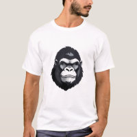 Gorilla Vector Art Animal Modern Urban Graphic