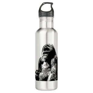 Gorilla Vektor Edelstahlflasche