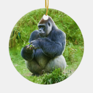 Gorilla-Verzierung Keramik Ornament