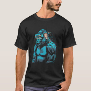Gorilla VR T-Shirt Jungen spielen Erwachsene Gamin