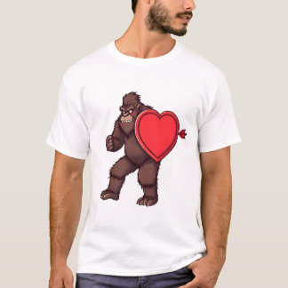 Gorilla-Wächter des durchbohrten Herzens T-Shirt