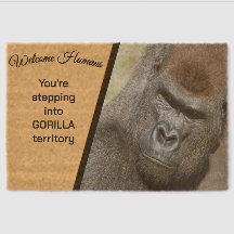 Gorilla Willkommen