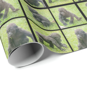 Gorilla Wrapping Paper Geschenkpapier