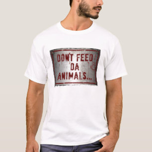 Gorilla-Zoe-T - Shirt - füttern Sie nicht DA-Tiere